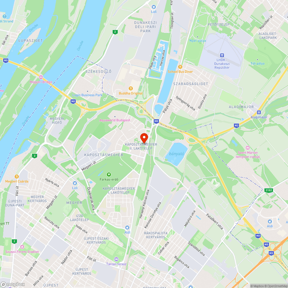 Kátyús és szabálytalan fekvőrendőr bejelentés helye