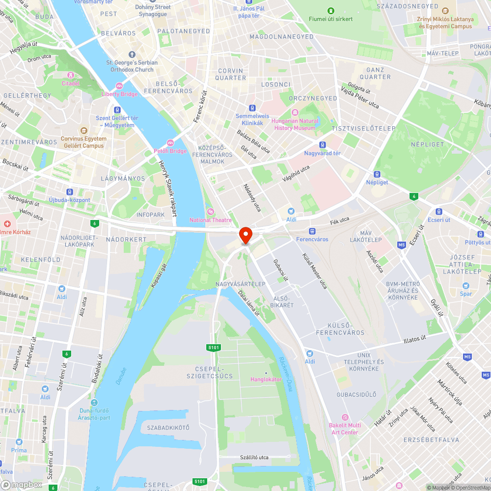 Soroksári út - Kvassay lámpák szinkronizálása bejelentés helye