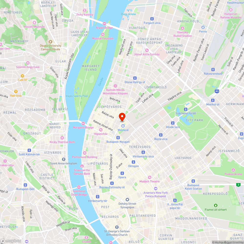 Felesleges lámpa a Westend parkolóháznál bejelentés helye