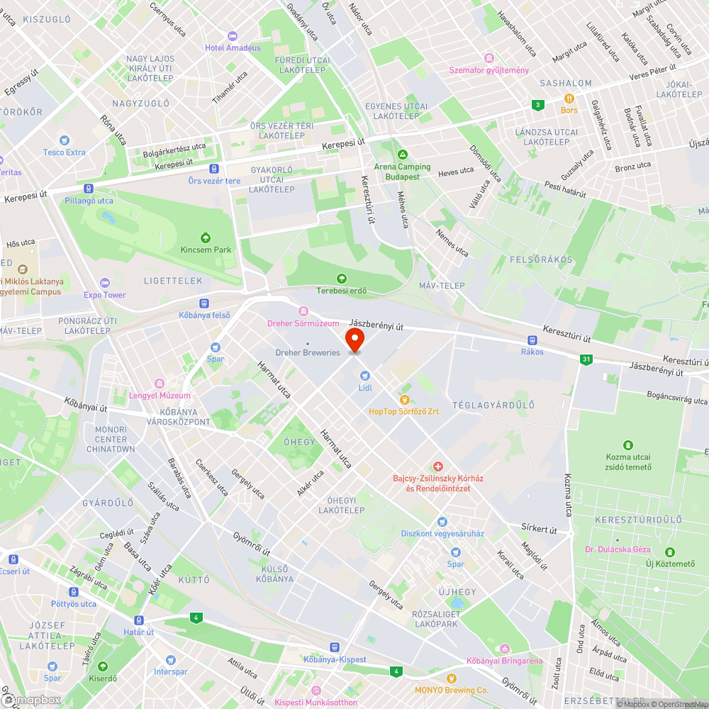 Gitár u-i villamos átjáró bejelentés helye