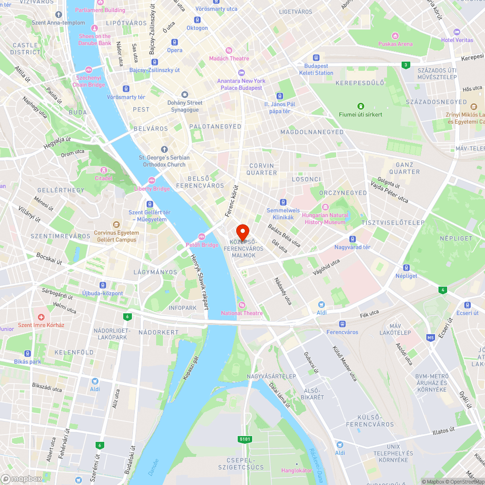 Vaskapu utca, kátyú bejelentés helye
