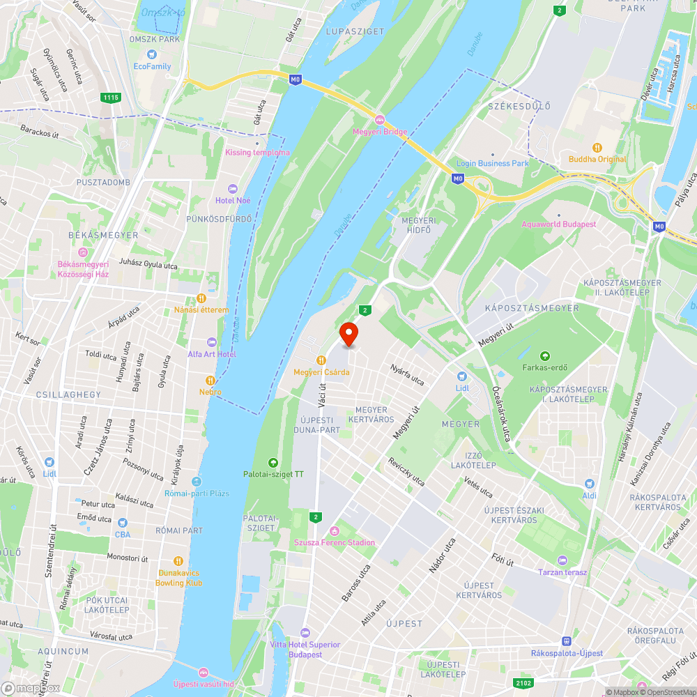 1044 Budapest, Bagaria utca bejelentés helye