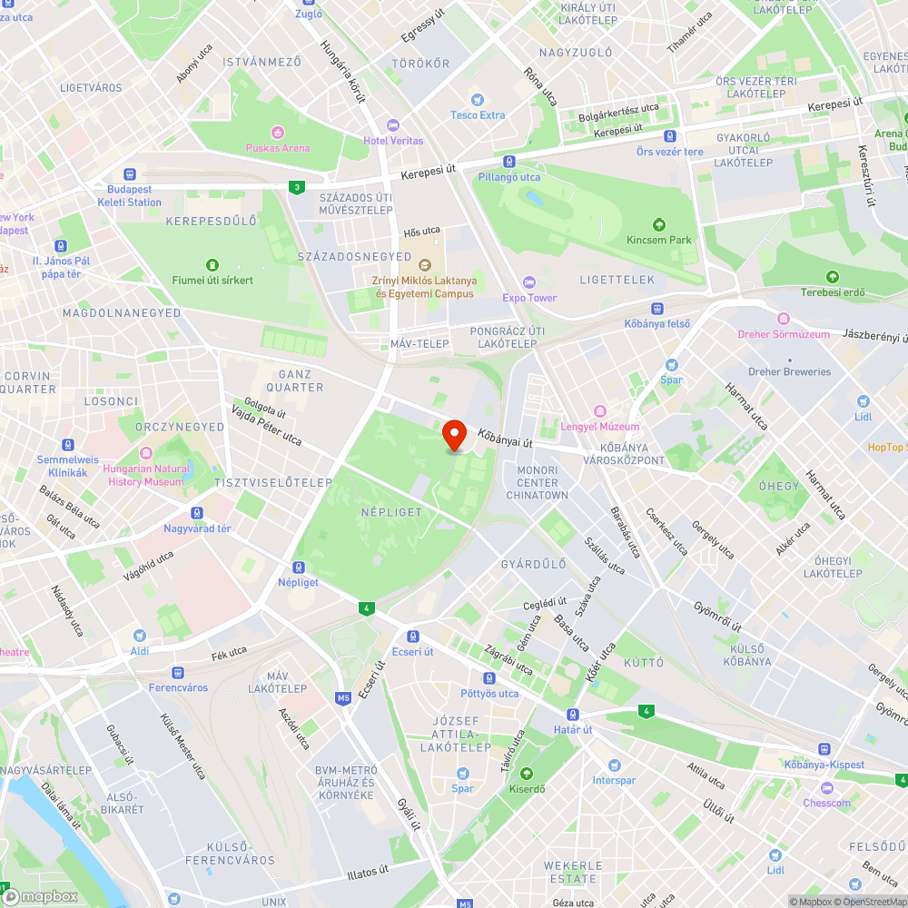 Értelmetlenül lezárt út bejelentés helye