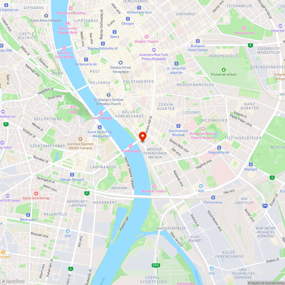 Hiányzó tábla a Boráros téren bejelentés helye