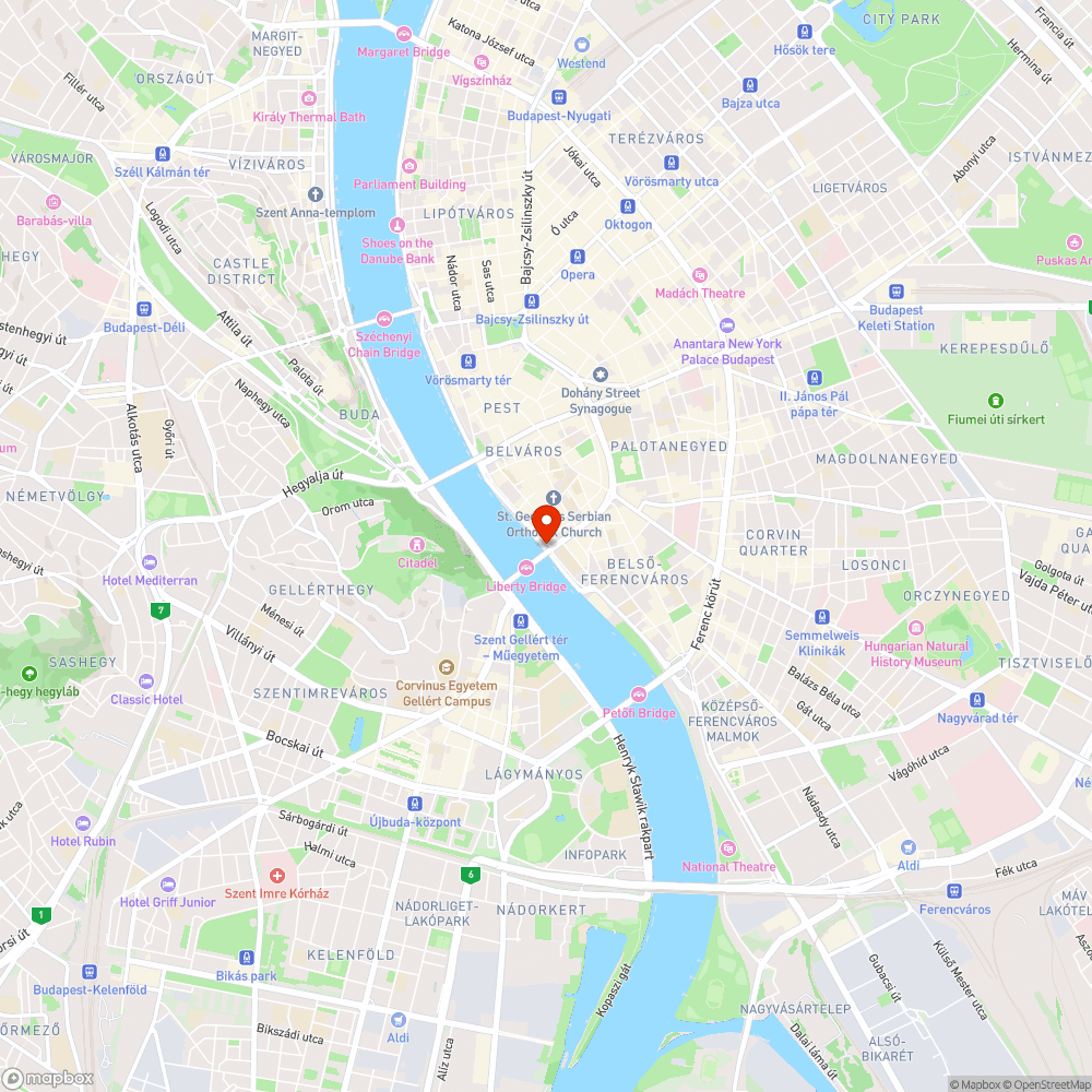 Összefirkált Fővám tér bejelentés helye
