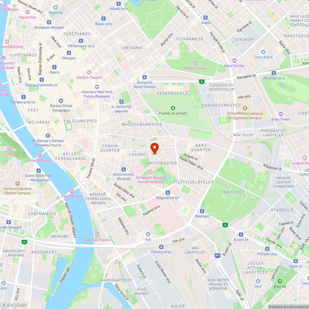 Kálvária utcai kátyúk bejelentés helye