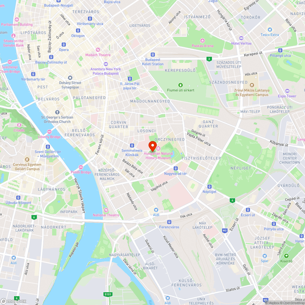 Zöld területen (parkban) való parkolás bejelentés helye