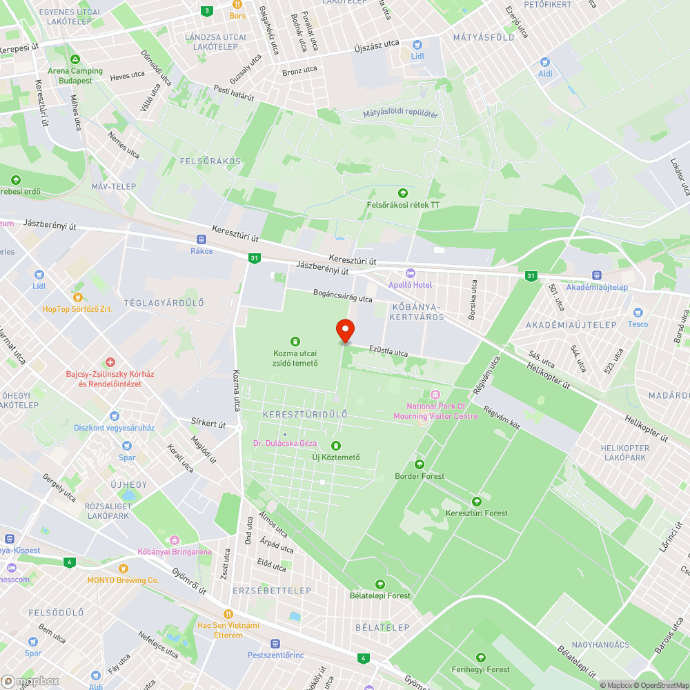 Illegális szemétlerakó bejelentés helye