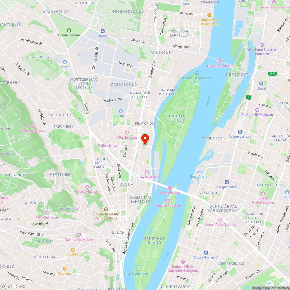 Kátyúk a Folyamőr utcában bejelentés helye