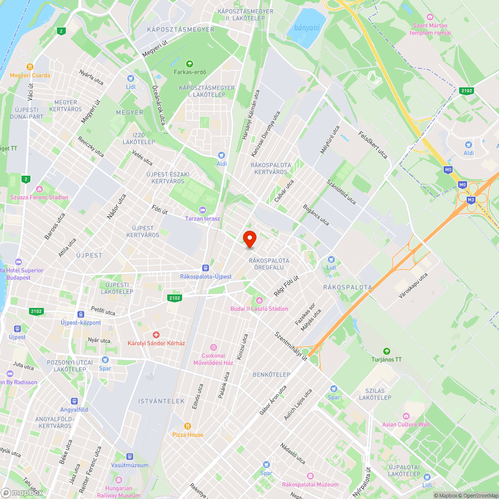 Kátyús akna a járdán bejelentés helye