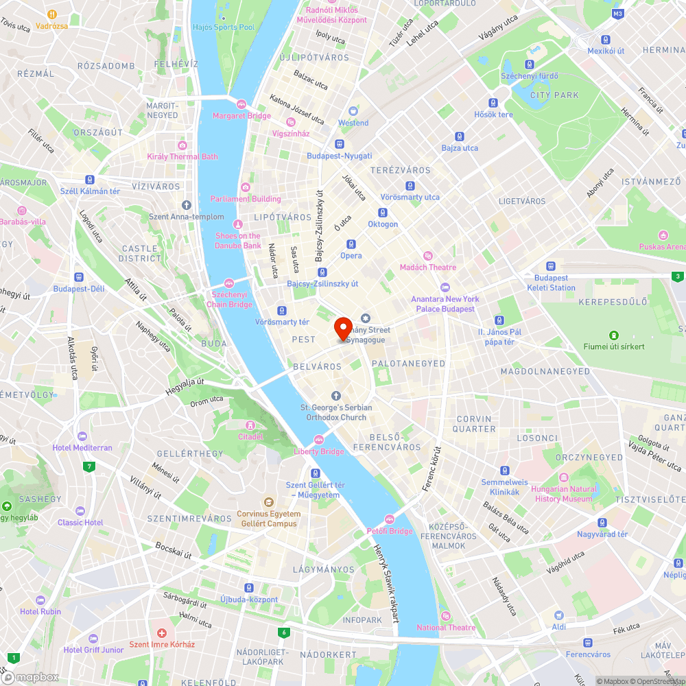 Kossuth Lajos utcai járda hiba bejelentés helye