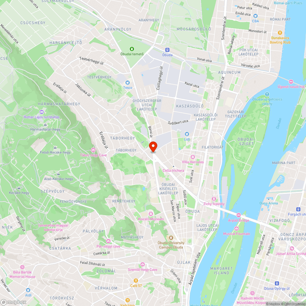 Új kátyú a Bécsi úton bejelentés helye