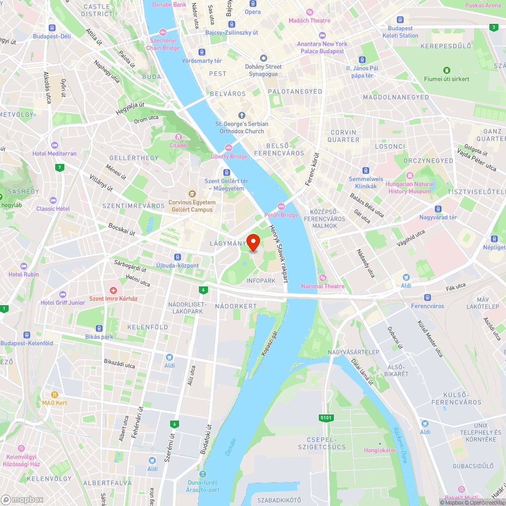 Infoparki kátyúk bejelentés helye