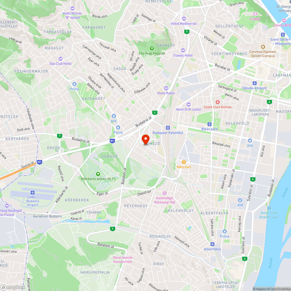 Neszmélyi úton létesített új buszmegálló problémája. bejelentés helye