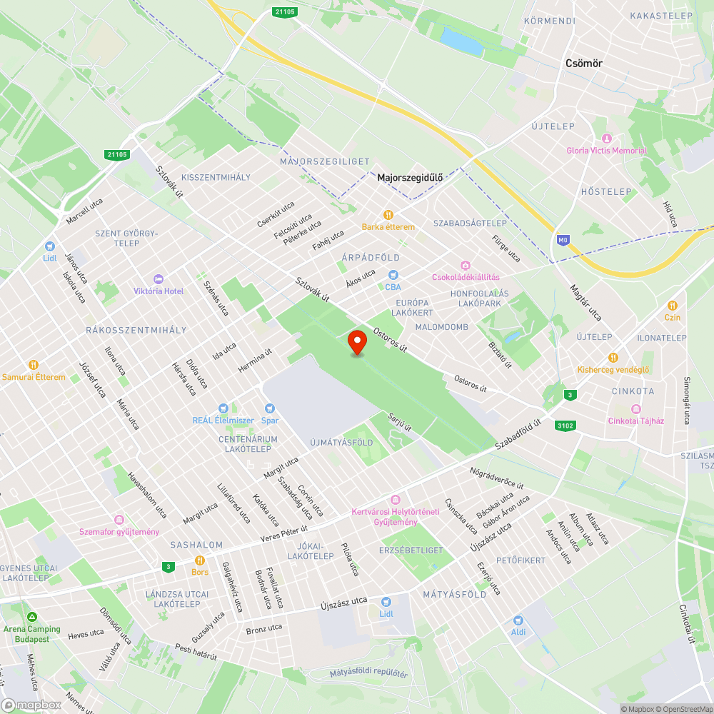 Megrongált kerékpártámasz bejelentés helye