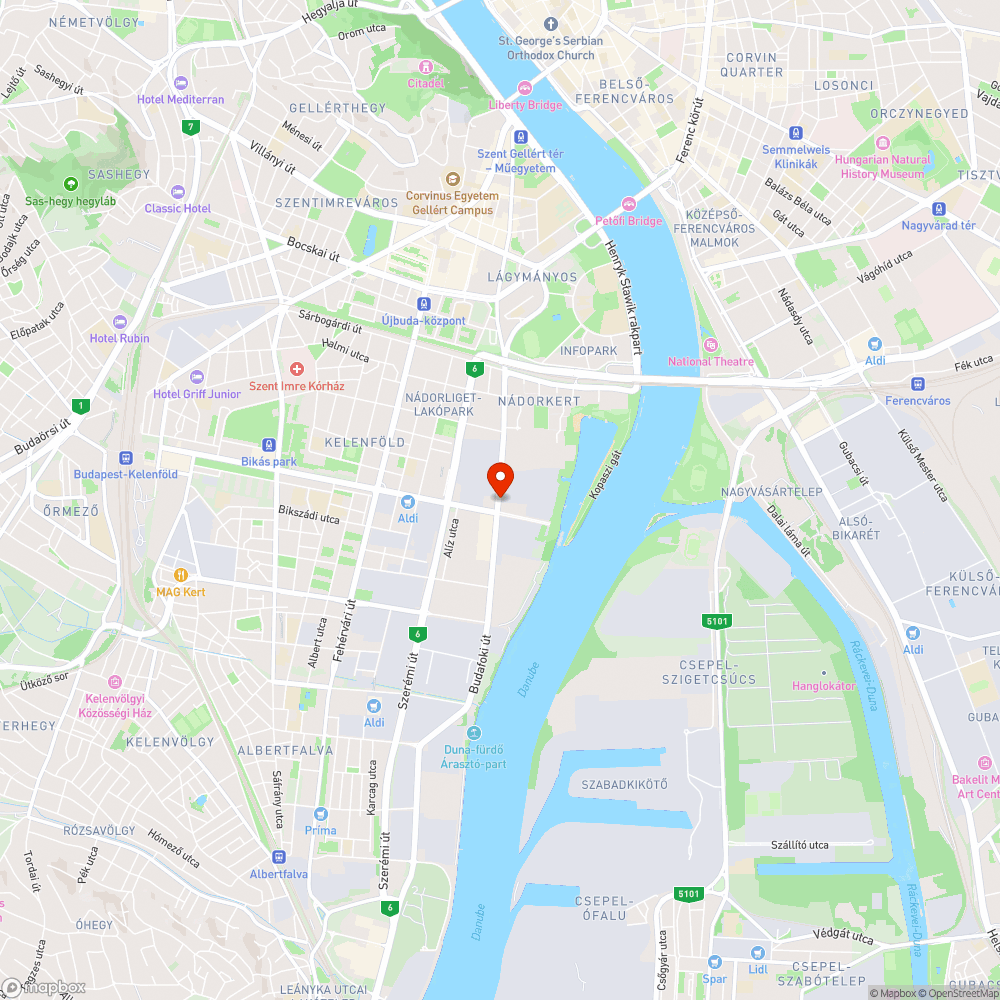 Budafoki úti Fiesta bejelentés helye