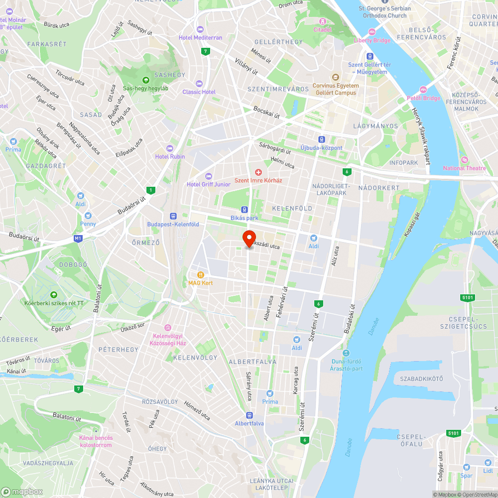 Buszmegálló bejelentés helye