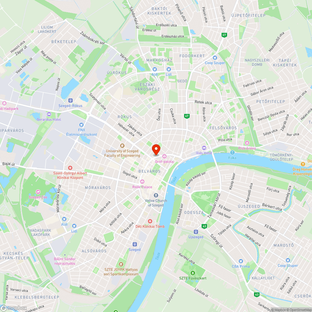 Kálvin téri kátyú bejelentés helye