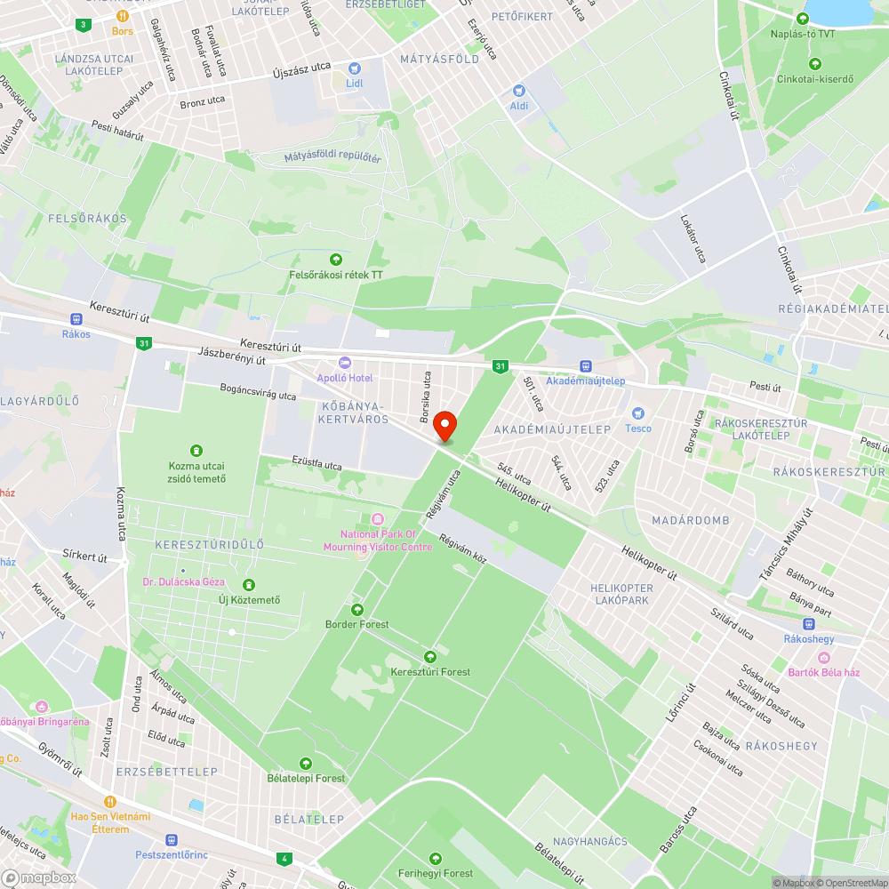 Leszakadt a megszakító bejelentés helye