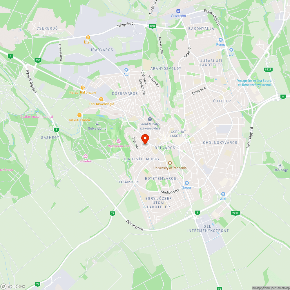 Parkolas - Kupa u / Patak ter bejelentés helye