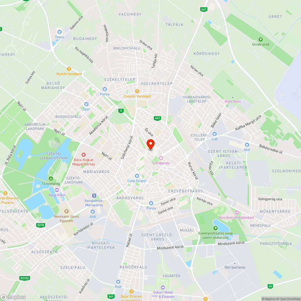 Kitépett pad bejelentés helye