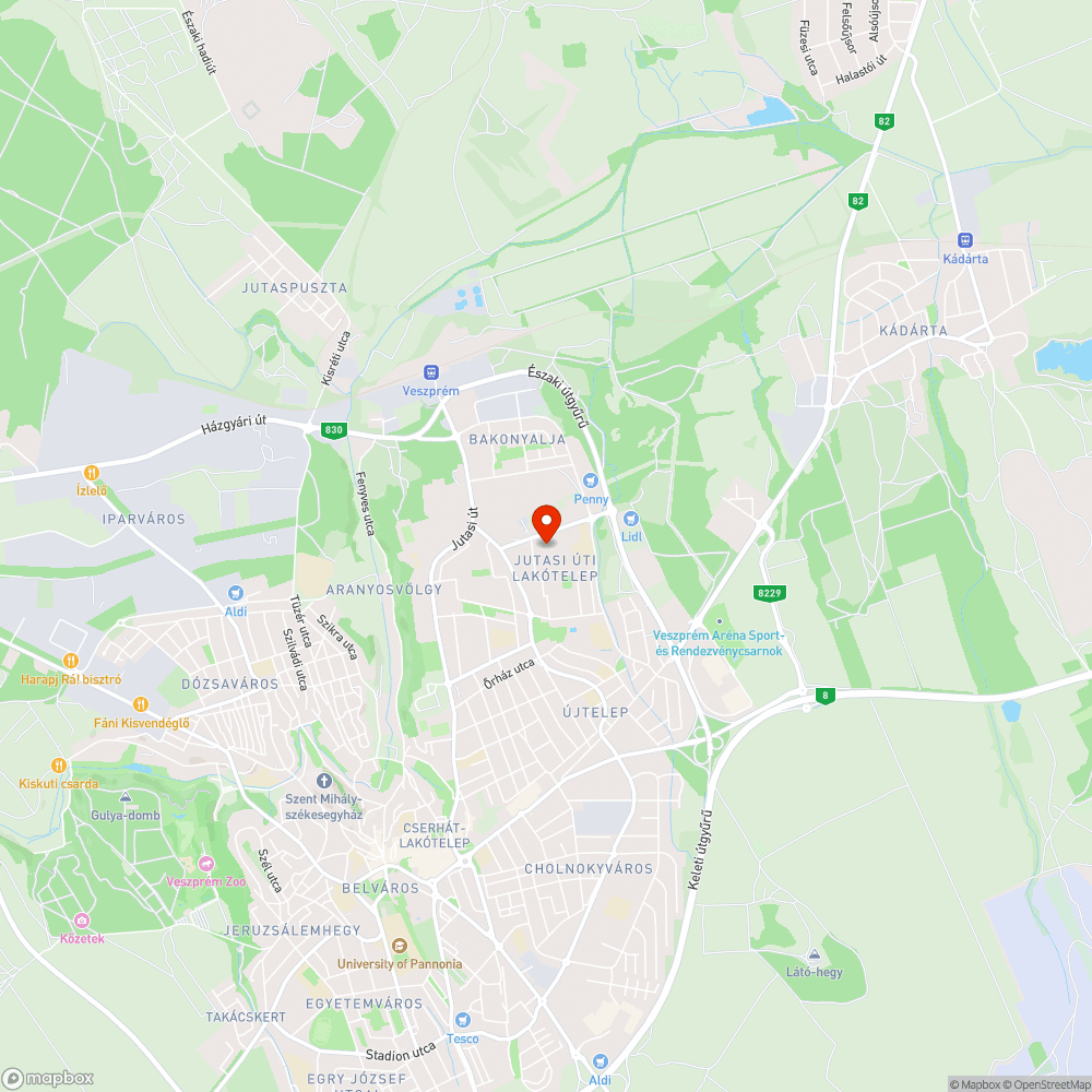 butor a kuka mellett bejelentés helye