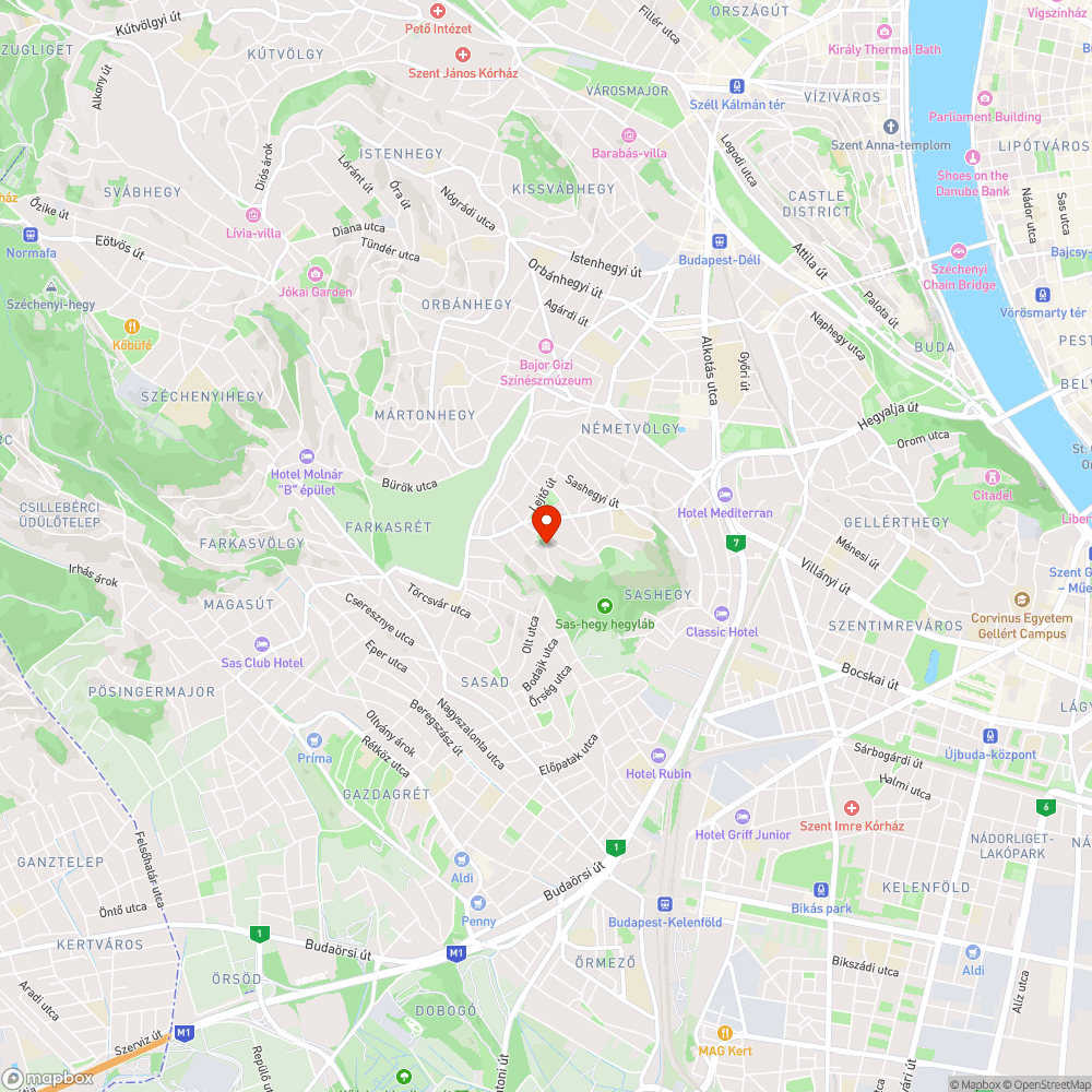 Fátra tér, gondozatlan park bejelentés helye