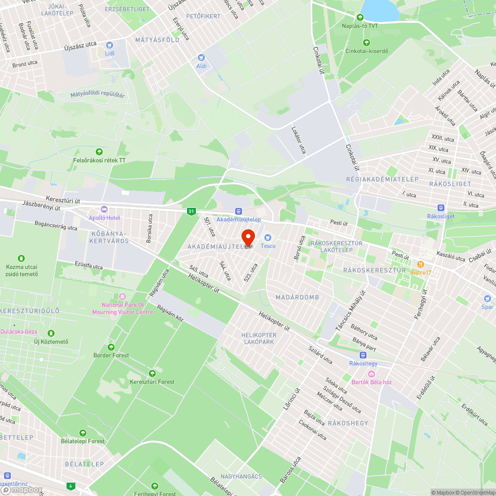 Út garanciális javítási igény bejelentés helye