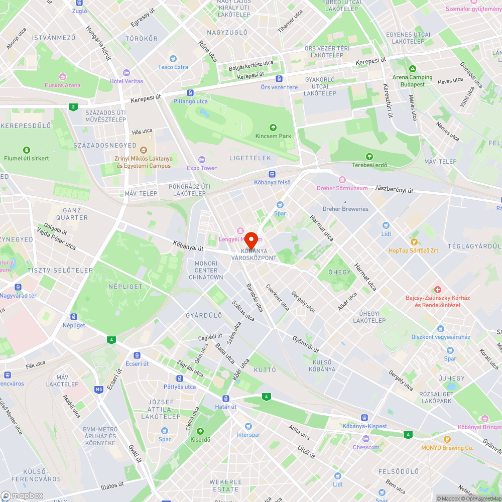 csonka padok (vagy sajátos parkolásgátló?) bejelentés helye