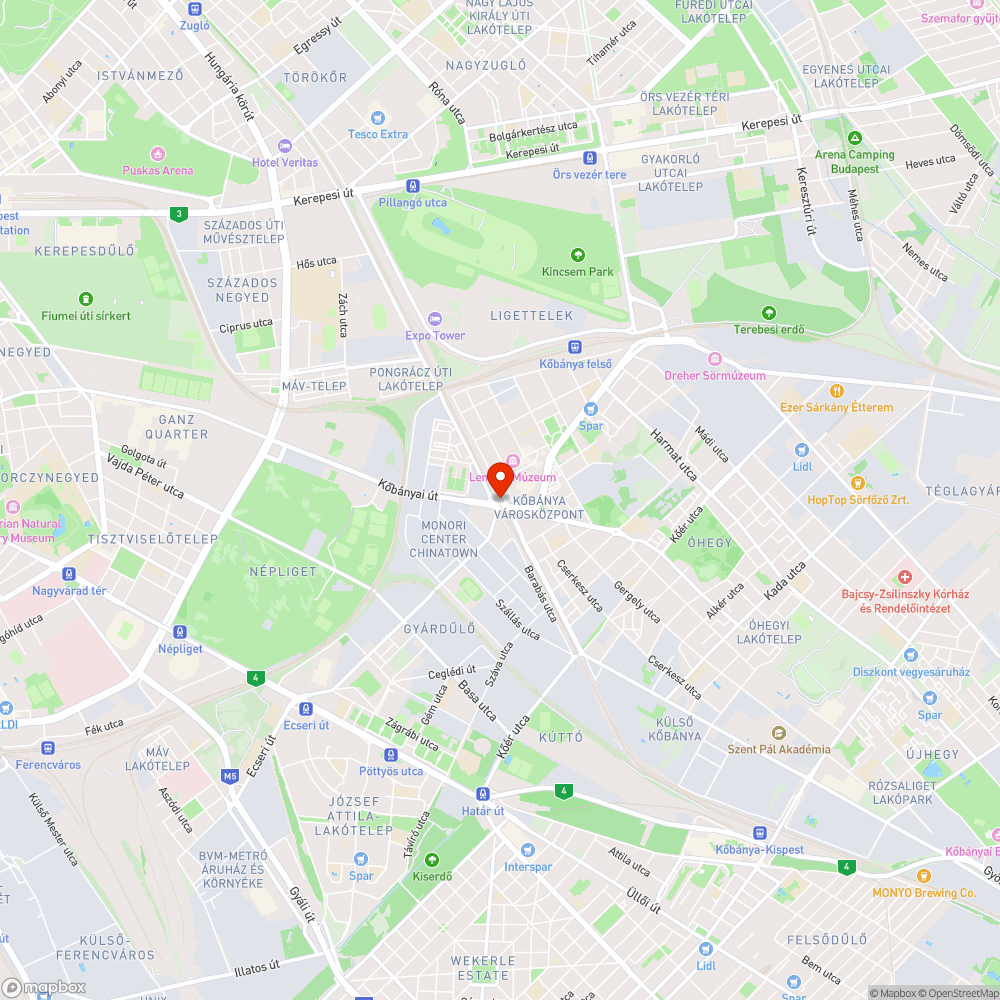 Kőbánya alsó átépítése bejelentés helye