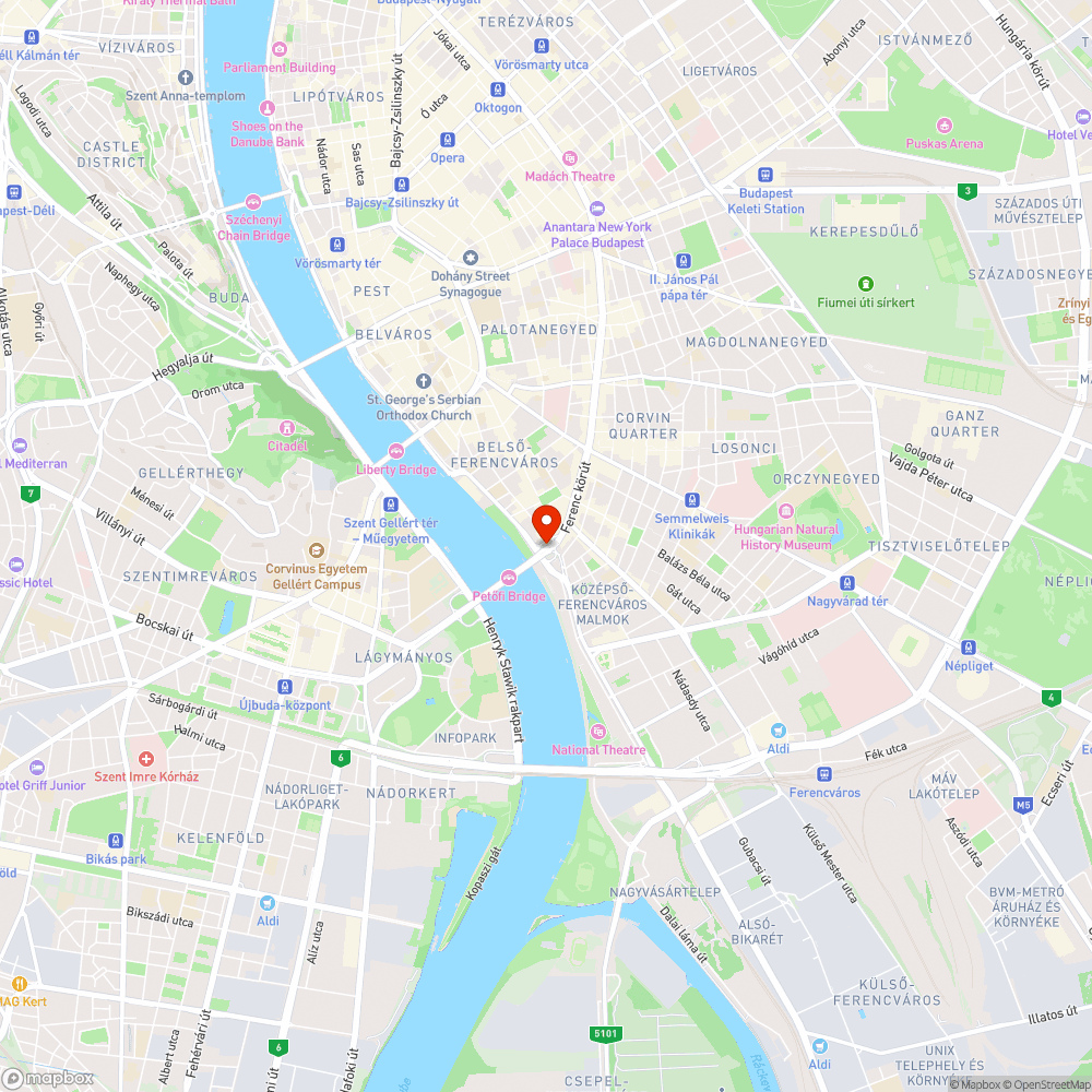Boráros tér - hiányzó térkövek bejelentés helye