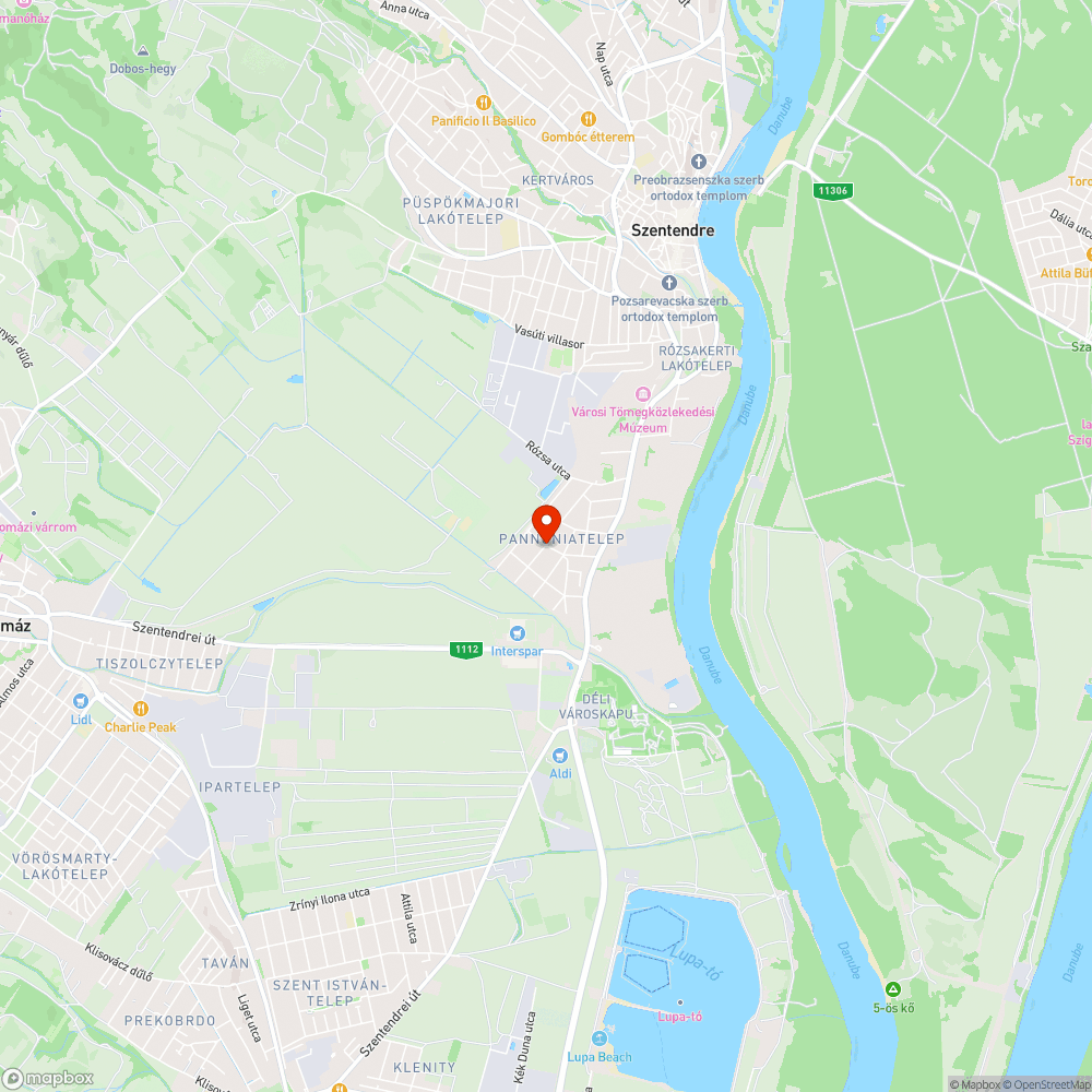 Gyöngyvirág utca és Stromfeld utca kereszteződésében bejelentés helye