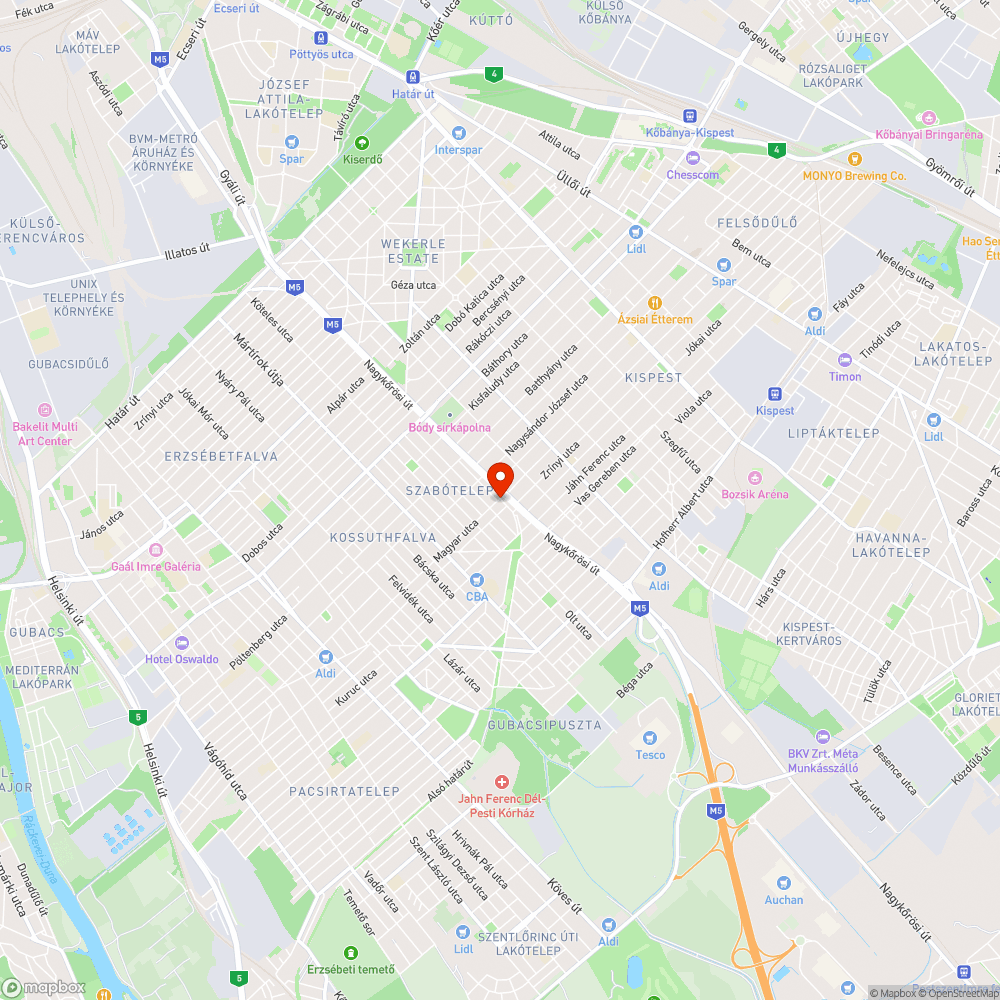 1 éves gödör Erzsébeten bejelentés helye