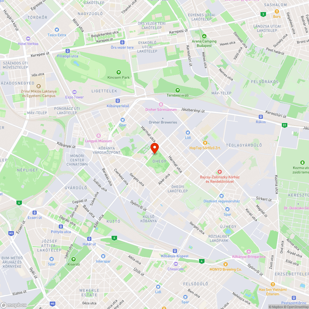 hiányzó vízakna fedlap a parkban bejelentés helye