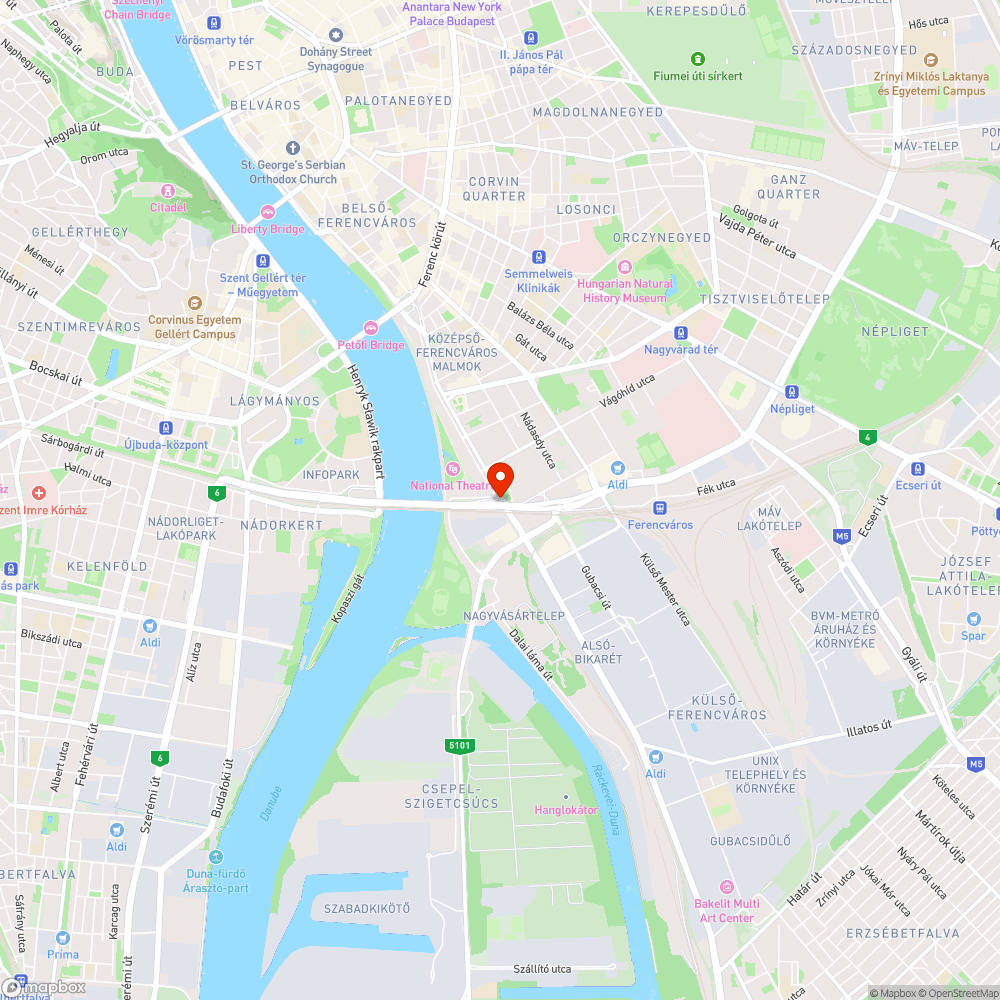 Felbontott kerékpárút (és járda) szakasz bejelentés helye