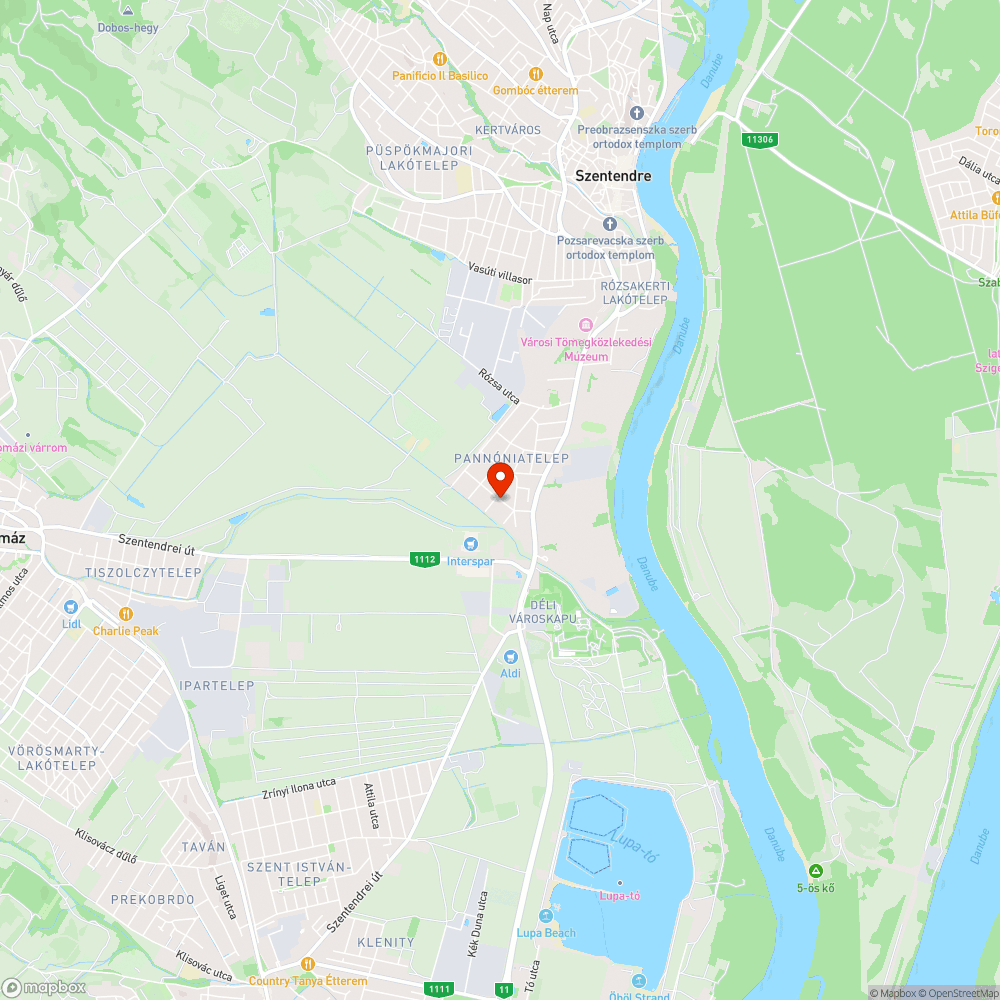 Liliom utcai csatorna bejelentés helye