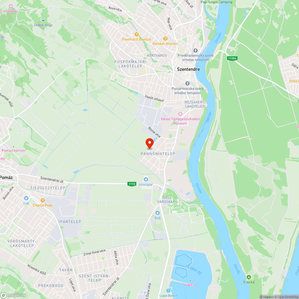 Pannóniatelepi HÉV-megálló kukája bejelentés helye