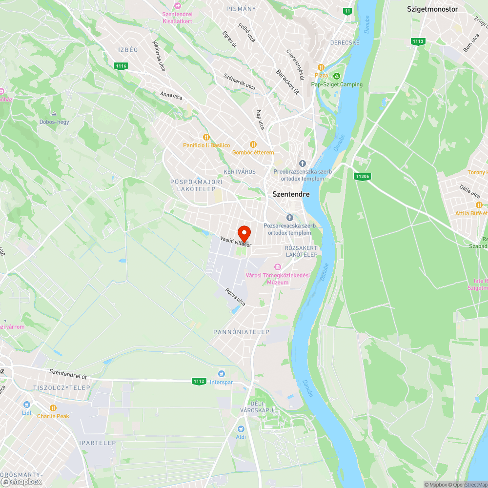 Vasúti villasor menti árkok bejelentés helye
