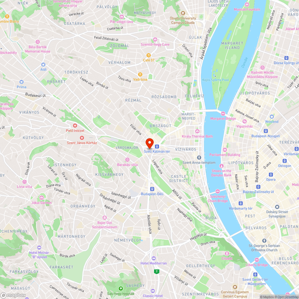 Széll Kálmán tér "komplettírozása" bejelentés helye