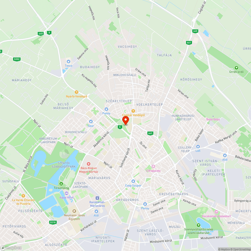 Kritikus útállapotok a Hegedűs közön bejelentés helye