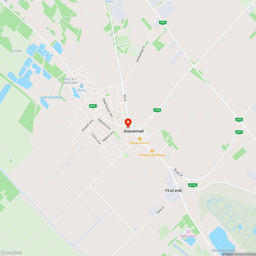 Zavaró járdaelem bejelentés helye