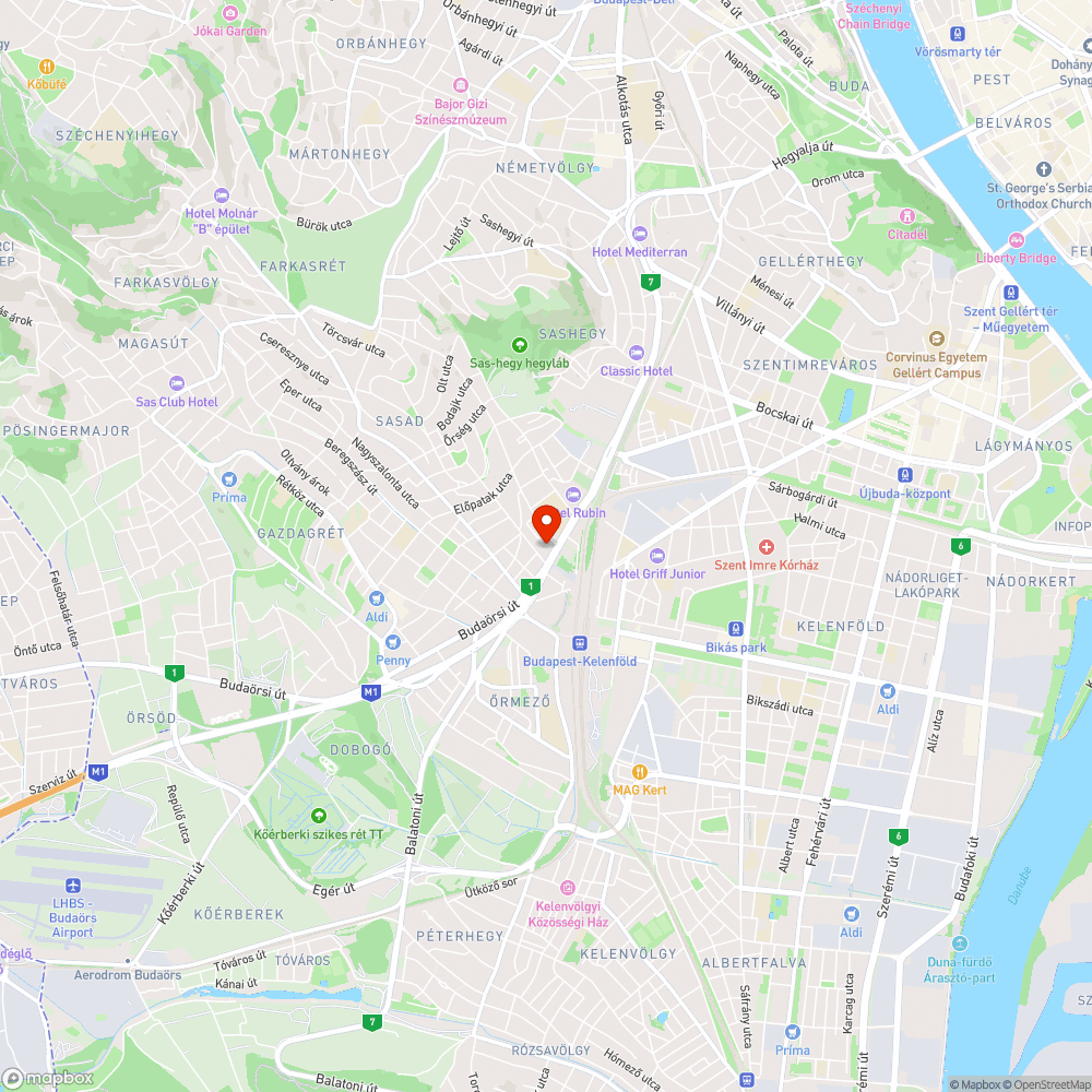 Rahó utca közvilágítás bejelentés helye