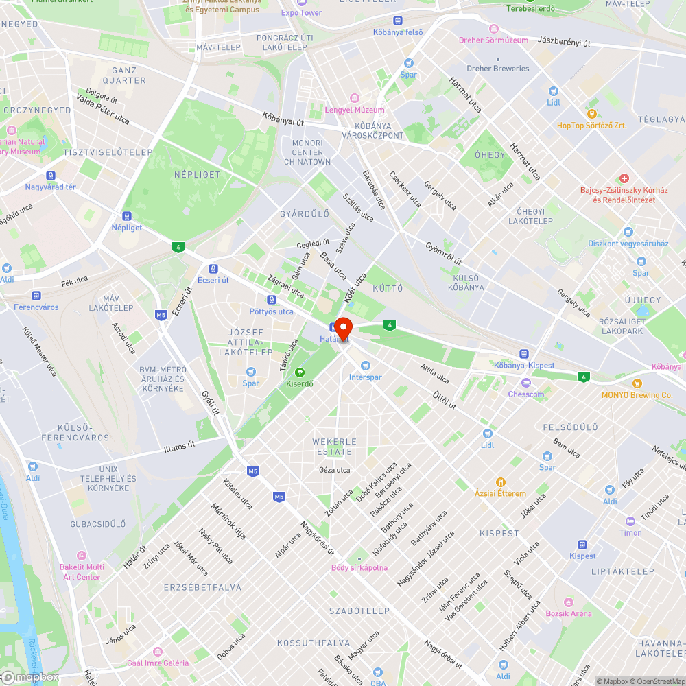 Csikktartó hiánya a Határ úton bejelentés helye