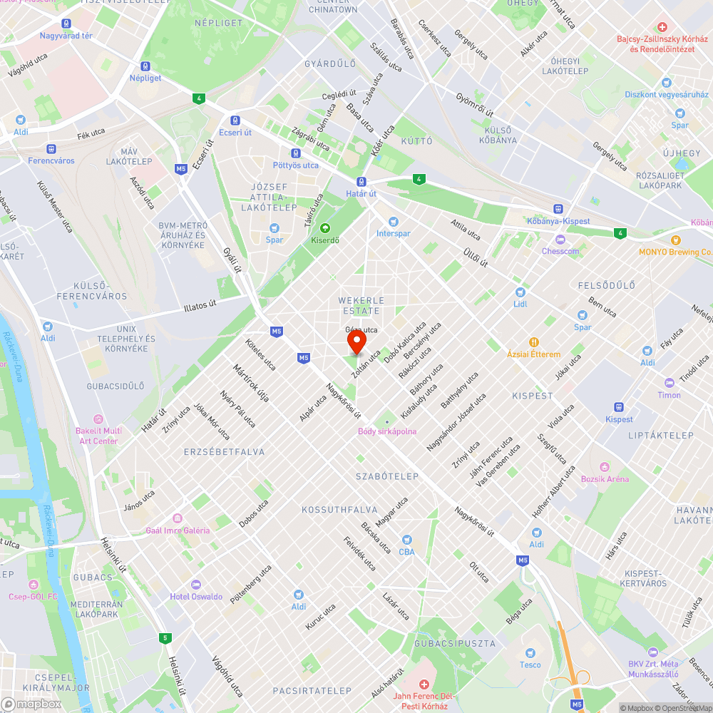 Transzformátor ház "kipingálva" bejelentés helye