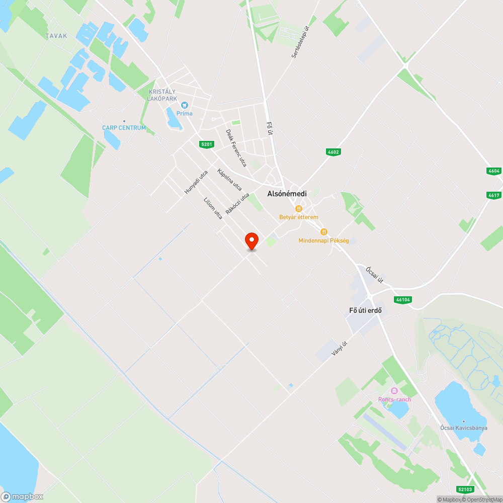 Összefirkált utcatábla bejelentés helye