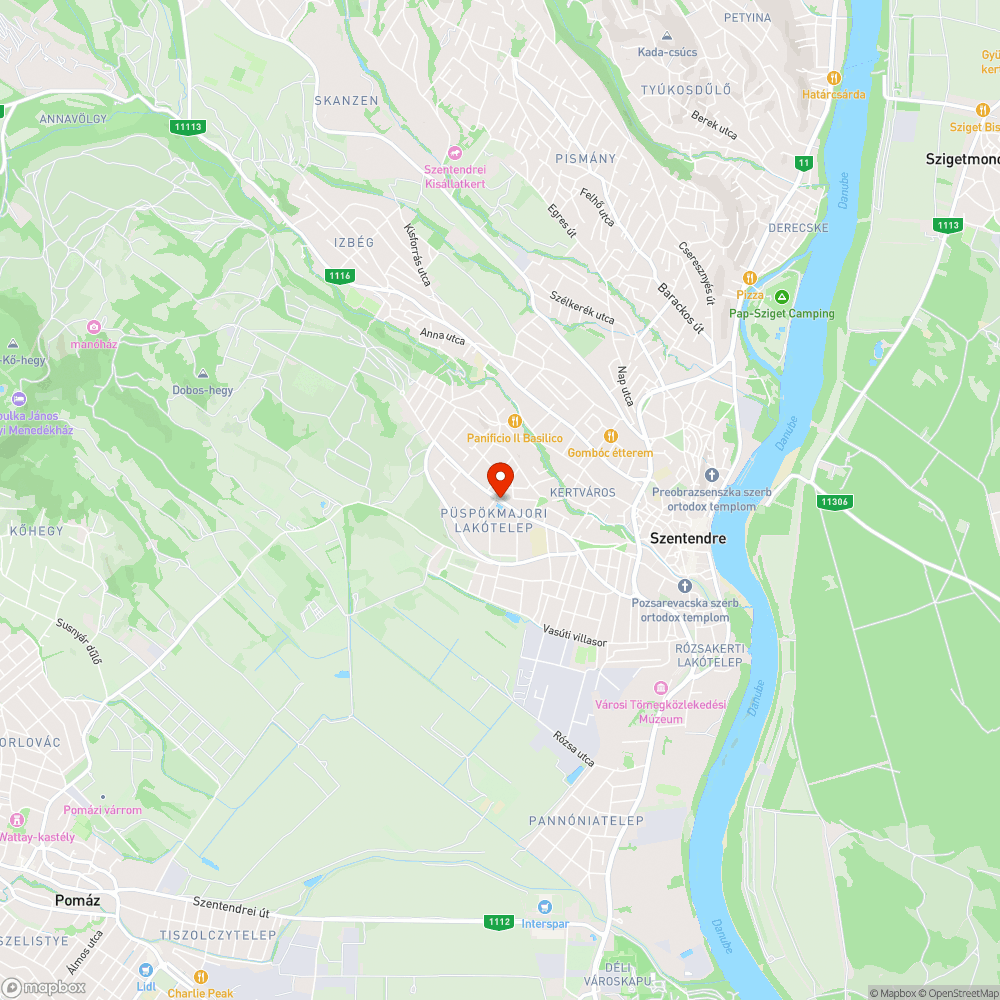 Telepítsünk zebrát a V-8 elé! bejelentés helye