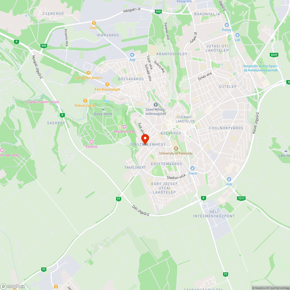 Építési törmelék a zöldterületen bejelentés helye