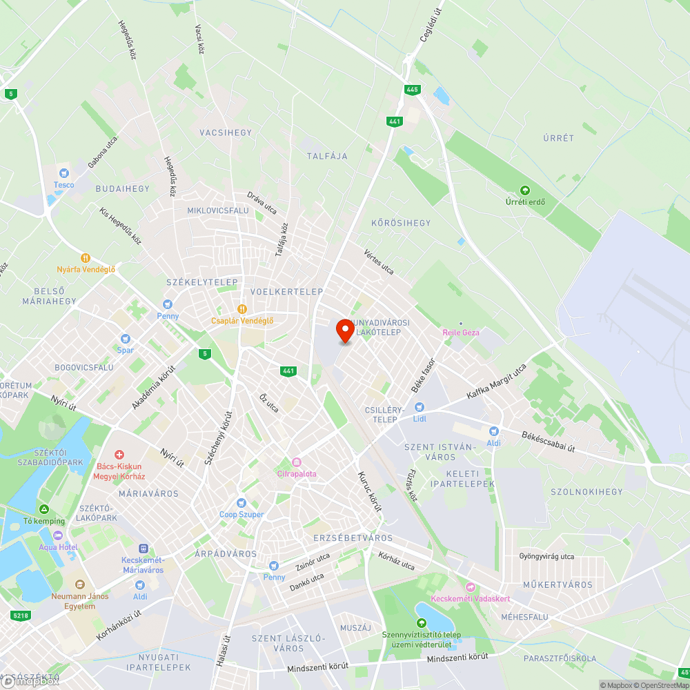 Járhatatlan földút bejelentés helye