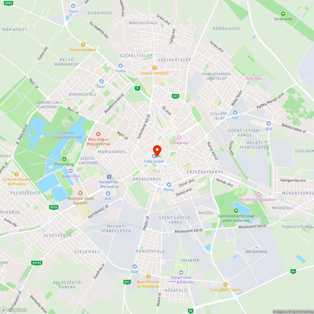 Rossz állapotú, nem használható pihenőhely bejelentés helye