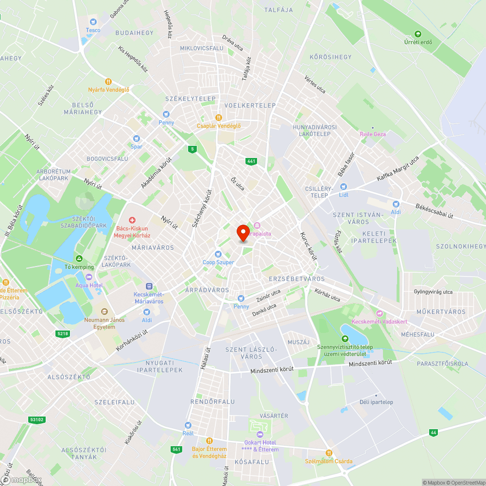 Járdahiba a Főtéren bejelentés helye
